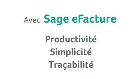 Sage efacture Présentation du service​