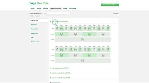 Sage One Paie Présentation de l’application​